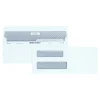Quality Park Self Seal Security Tinted #8 Double Window Envelopes, 3 5/8" x 8 5/8", White Wove, 500/Box