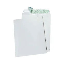 Quality Park Tyvek Tech-No-Tear Redi-Strip Catalog Envelopes, 10" x 13", White, 100/Box (QUA77397)
