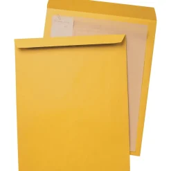 Quality Park Unsealed Kraft Catalog Envelope, 22" x 17", Kraft, 25/Box (42356)