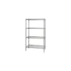 Quantum Shelving Starter Kit 4-Shelf Wire Unit, 48"W, Chrome (WR74-2448C)
