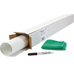 Quartet® Anywhere™ Repositionable Dry-Erase Surface, Self-Adhesive Sheets, 3’ x 2’ (R85532)