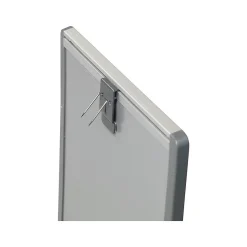 Quartet Arc Cubicle Cork & Dry Erase Whiteboard, Aluminum Frame, 2.5' x 1.5' (ARCCB3018)