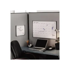 Quartet Arc Cubicle Painted Steel Dry-Erase Whiteboard, Aluminum Frame, 2' x 1' (ARC2414)
