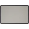Quartet Contour Fabric Bulletin Board, Black Frame, 3'H x 4'W (7694G)