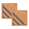 Quartet Cork and EVA Foam Tiles, 0.5' x 0.5', 2/Pack (Q190606F00-STPR)