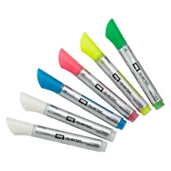 Quartet Dry Erase Markers, White/Neon Pink/Neon Green/Neon Blue/Neon Yellow, 6/Pack (79559Q)