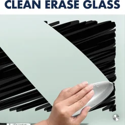 Quartet Infinity Glass Dry-Erase Whiteboard, 6' x 4' (G7248F)