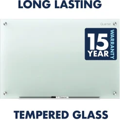 Quartet Infinity Glass Dry-Erase Whiteboard, 6' x 4' (G7248F)