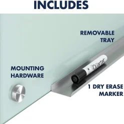 Quartet Infinity Glass Dry-Erase Whiteboard, 6' x 4' (G7248F)