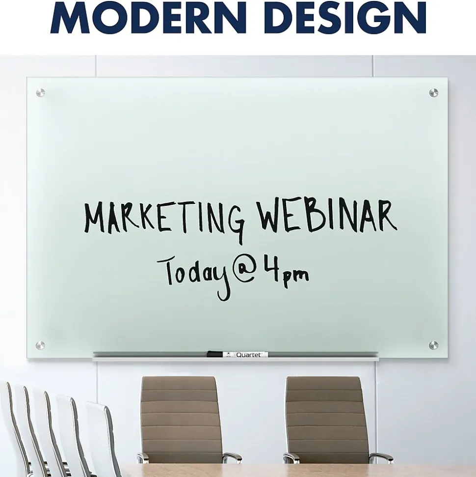 Quartet Infinity Glass Dry-Erase Whiteboard, 8' x 4' (G9648F)