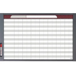 Quartet InView Total Erase Dry-Erase Whiteboard, Steel Frame, 3' x 2' (72982)