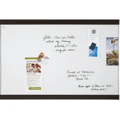 Quartet Magnetic Dry-Erase Whiteboard, Mahogany Finish and Aluminum Frame, 2' x 3'