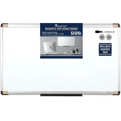 Quartet® Magnetic Dry-Erase Whiteboard, Aluminum Frame, 2 1/2'W x 1 1/2'H (48101)
