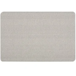 Quartet Oval Office Fabric Bulletin Board, Frameless, 3' x 2' (7683G)
