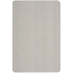 Quartet Oval Office Fabric Bulletin Board, Frameless, 3'H x 4'W (7684G)