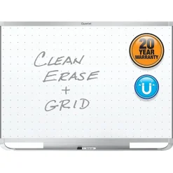 Quartet Prestige 2 Total Erase Dry-Erase Whiteboard, Aluminum Frame, 8' x 4' (TEM548A)