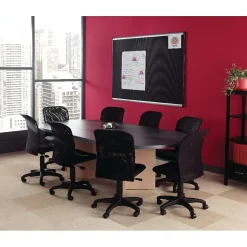 Quartet Prestige Foam Bulletin Board, Aluminum Frame, 2'H x 3'W (QTB343A)