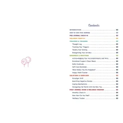 Quarto Anti-Anxiety Prompt Guided Journal, 6" x 8.42", College Ruled, Blue, 204 Pages (9780785839637)