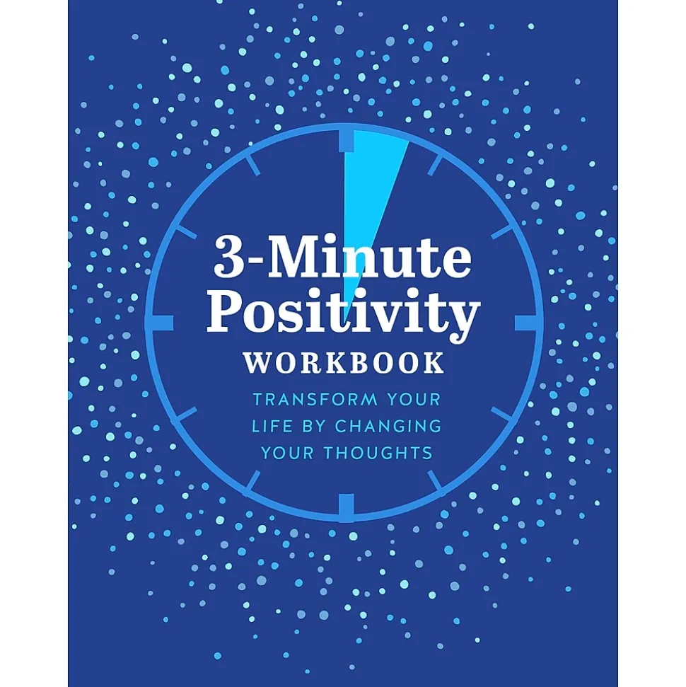 Quarto 3-Minute Positivity Prompts Guided Journal, Blue, 192 Pages (9780785842040)