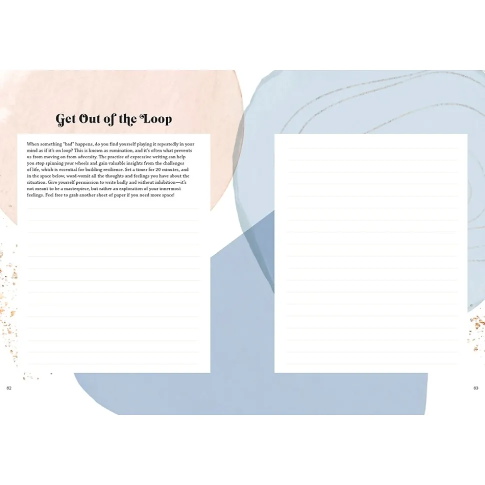 Quarto Progress Over Perfection Productivity Guided Journal, 6.65" x 9", College Ruled, Blush, 160 Pages (9781631068652)