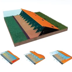 Quick Dam Universal Water Force Flood Control Dam (QDWGWL-2050)