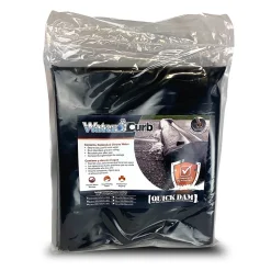 Quick Dam Universal Water Curb, Flood Control, 6.5" x 5', 1/Pack (QDWC65)