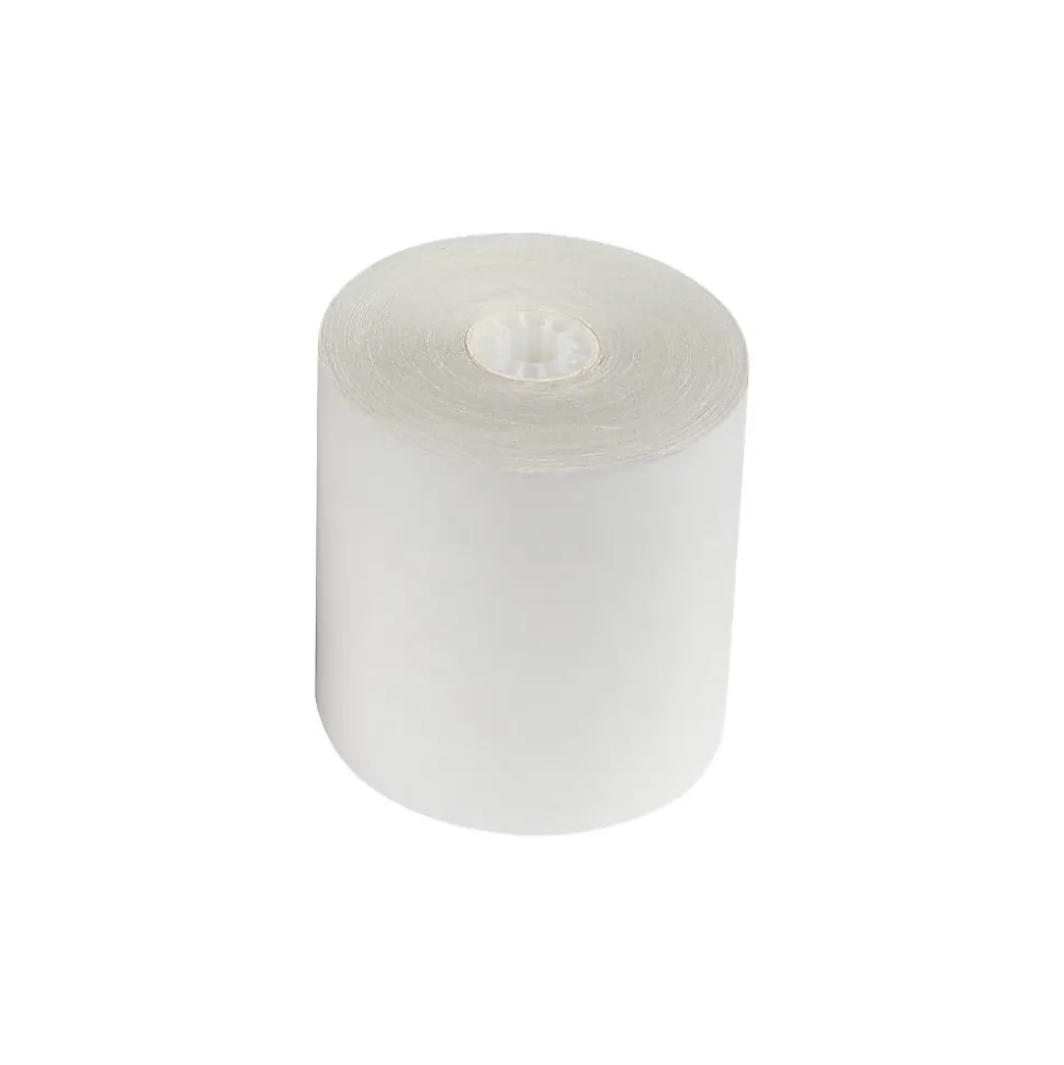 Quill Brand® Cash Register Rolls Carbonless 2-Ply White/Canary; 3"x100', Full Carton