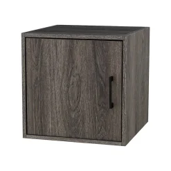 QUUBs 15.75" Storage Cabinet with 1 Shelf, Weathered Gray (G115002400)
