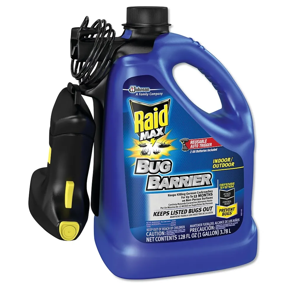 Raid Max Bug Barrier, 128 oz Bottle (SJN620726EA)