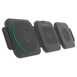 Raycon The Magic Pad Pro 3-in-1 Magnetic Wireless Charging Station, Black (RAPWIR300-23E-BLA)