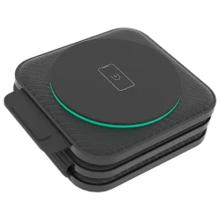 Raycon The Magic Pad Pro 3-in-1 Magnetic Wireless Charging Station, Black (RAPWIR300-23E-BLA)