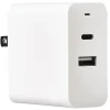 RCA Dual-Port USB-C and USB-A Wall Charger, White, (PCH30ACPDA)