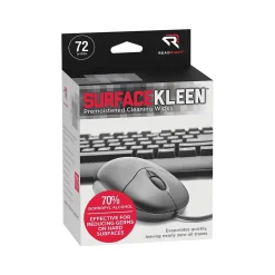 Read Right SurfaceKleen Premoistened Cleaning Wipes, 5" x 5", Unscented, 72/Box (RR15109)