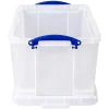 Really Useful Box Locking File Totes, Letter/Legal Size, Clear (32CL)