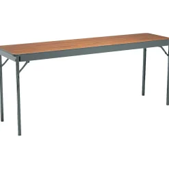 Rectangular Folding Table, 30Hx18Wx72"L