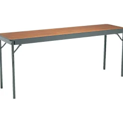 Rectangular Folding Table, 30Hx18Wx72"L