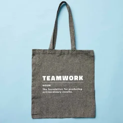 Recycled Cotton Twill Tote - Teamwork - 5 Pack