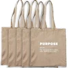 Recycled Cotton Twill Tote - Purpose - 5 Pack