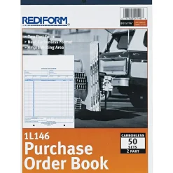 Rediform 2-Part Carbonless Purchase Requisitions, 8.5