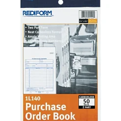 Rediform 2-Part Carbonless Purchase Requisitions, 5.5