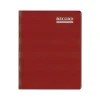 Rediform Vinyl Series Record Book, 8.38" x 10.38", Red, 150 Sheets/Book (57231)