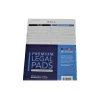 RE-FOCUS THE CREATIVE OFFICE Premium Legal Pad, Ruled, 8.5" x 11.75", Blue, 30 Sheets/Pad, 2 Pads (40001)