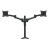 Regency Adjustable Double Screen Articulating Monitor Mount, Up to 24", Black (CA2)