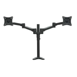 Regency Adjustable Double Screen Articulating Monitor Mount, Up to 24", Black (CA2)