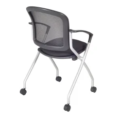 Regency Cadence Mesh Nesting Chair, Black, 12/Pk (2309BK12PK)