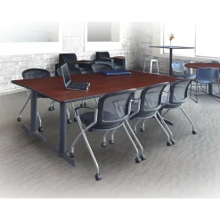 Regency Cadence Mesh Nesting Chair, Black, 12/Pk (2309BK12PK)