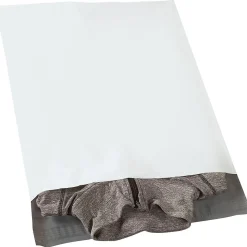 Returnable Poly Mailers, White, 14