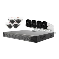 REVO America Ultra HD Audio Capable 16 Channel 3 TB NVR Surveillance System with 8 Cameras (RU162D4GB4GA-3T)