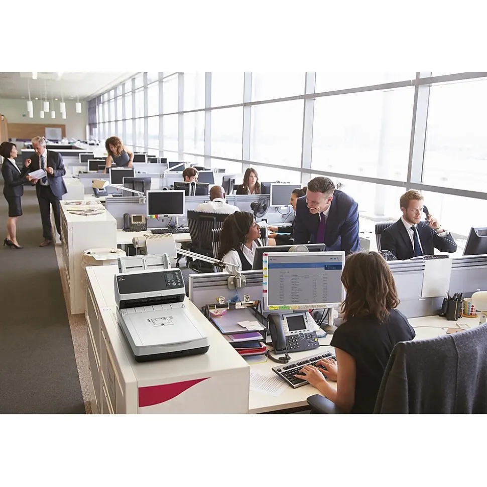 RICOH fi-8270 Duplex Document Scanner, Black/White (PA03810-B555)