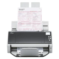 RICOH fi-7460 PA03710-B055 Duplex Document Scanner, Black/White